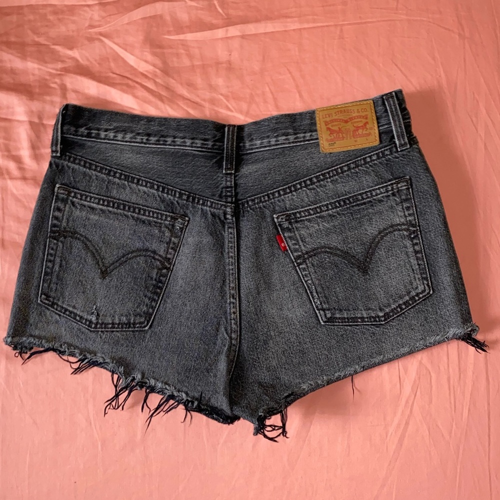 Levi 501 black/gray wash